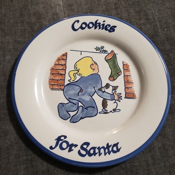 Louisville Pottery Christmas Decorative Plate - Picture 2 of 6